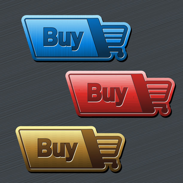 矢量购物车项目-购买按钮，购物车图片下载