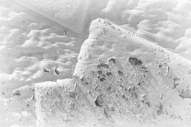 质地、背景、模式。一幅垃圾摇滚风格的画，画的是混凝土墙上一幅破旧的油漆。陈旧的垃圾抽象背景和褪色的中心区域为你的文本或图片图片下载