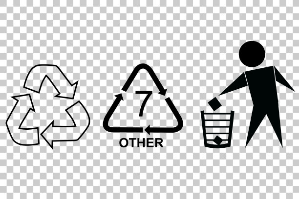 标志:回收，垃圾。这里和其他地方图片下载