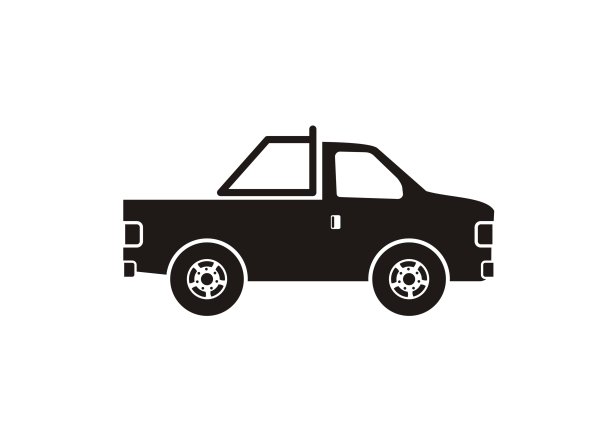 捡起汽车简单的图标图片下载