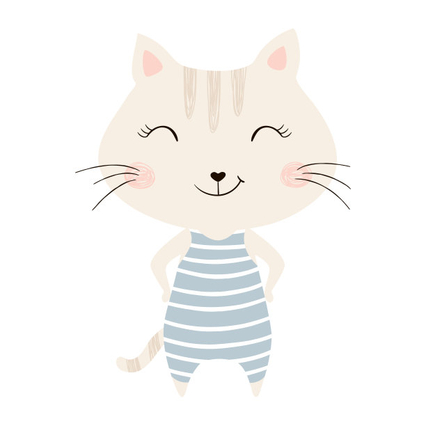 可爱的小猫打印图片下载