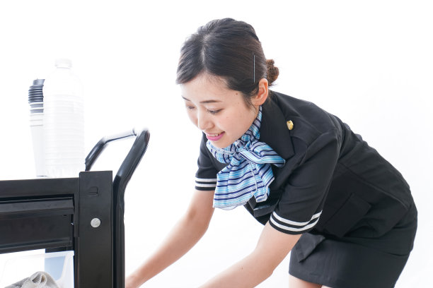 微笑的机组人员图片下载