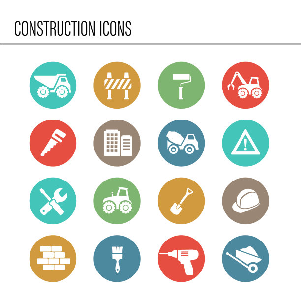 建筑图标图片下载