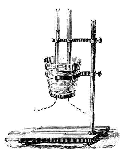 电和水的科学实验图片下载
