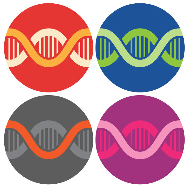 DNA标志设计图片下载