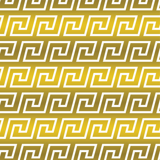 无缝矢量背景与古希腊民族曲流图片下载