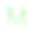 大写字母M。塑料几何形状的有趣字体。3D渲染孤立的白色背景。图片下载