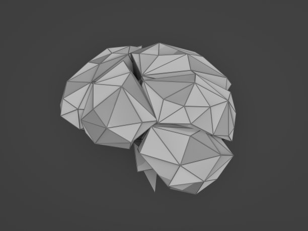 低聚数字脑人工智能图片下载