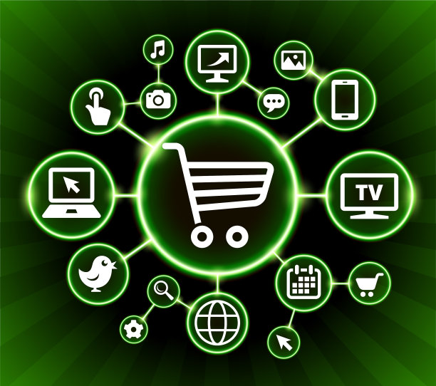 购物车互联网通讯技术暗按钮背景图片下载