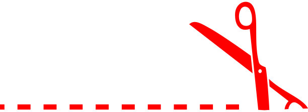 红色剪子剪插图图片下载