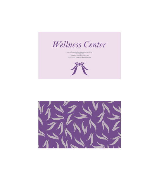 健康中心名片图片下载