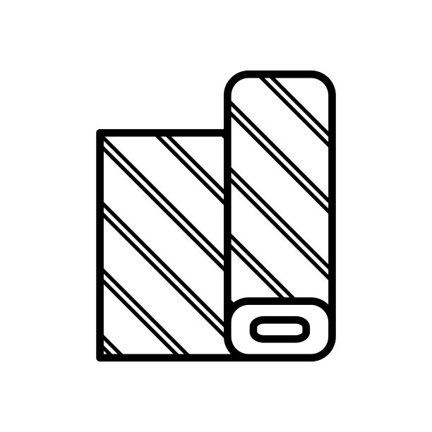 织物图标，矢量插图图片下载