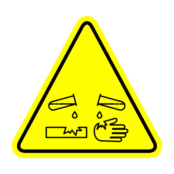 腐蚀性物质，矢量图图片下载