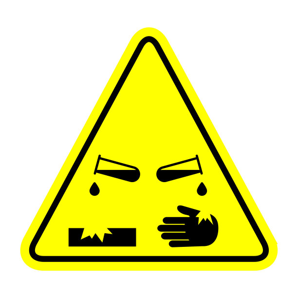 腐蚀性物质，矢量图图片下载