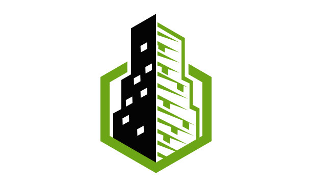 孤立的房地产设计模板图片下载