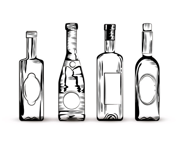 摆放红酒瓶图片下载