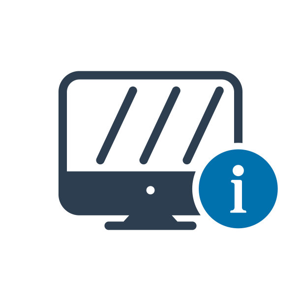 监控图标，技术图标与信息标志。监视器图标和关于，常见问题，帮助，提示符号图片下载