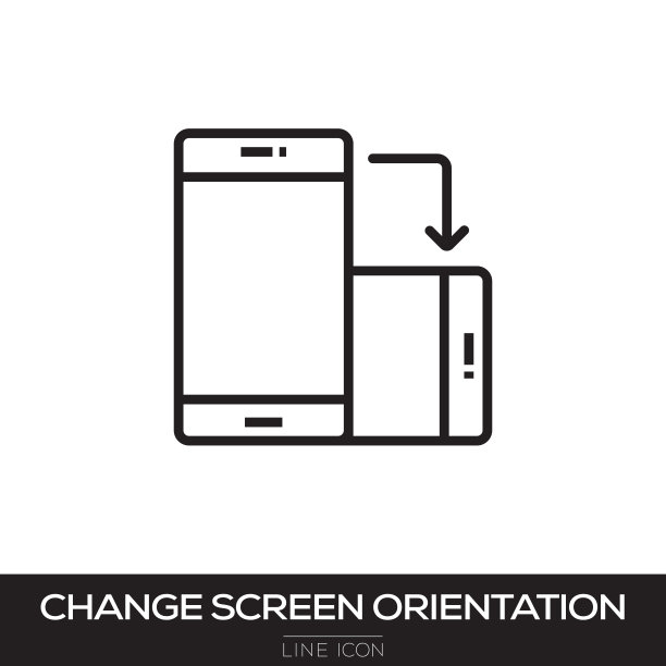 改变屏幕旋转线图标图片下载
