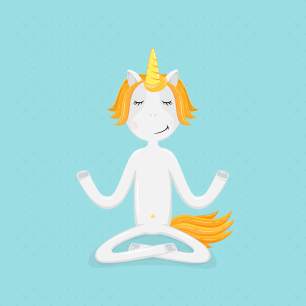 沉思的独角兽图片下载