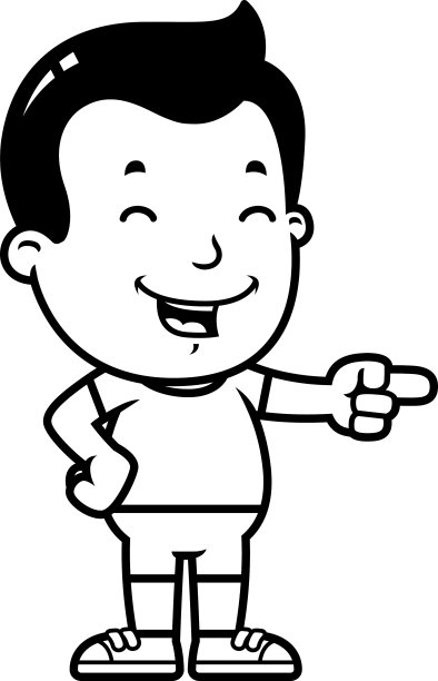 卡通男孩笑图片下载