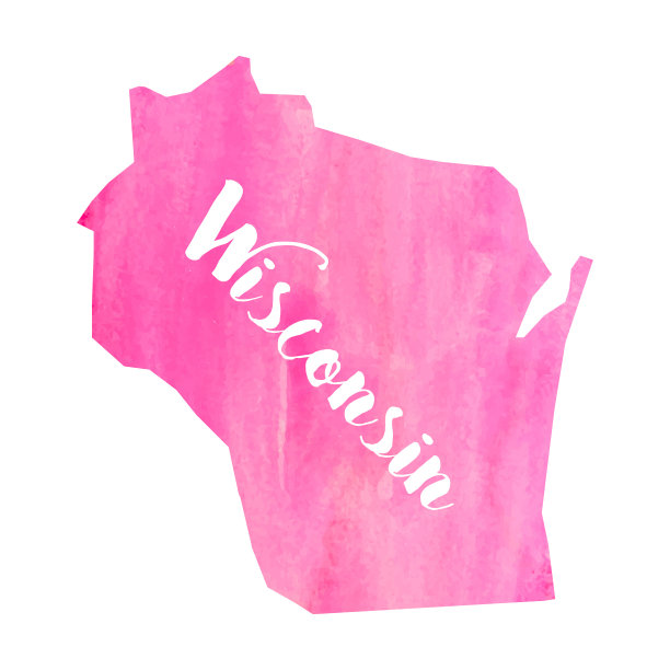 水彩威斯康辛州图片下载