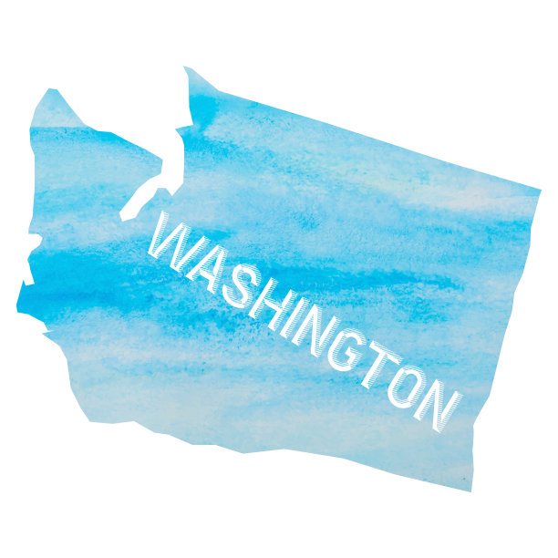 水彩华盛顿图片下载