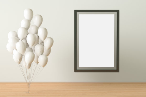 气球和海报图片下载