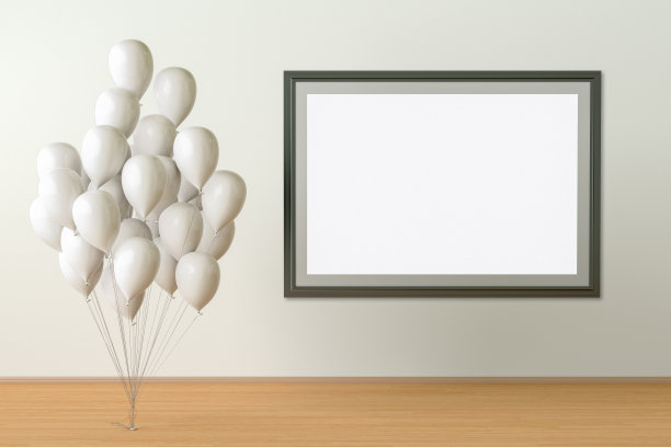 气球和海报图片下载