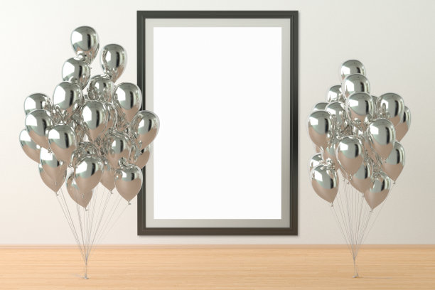 气球和海报图片下载