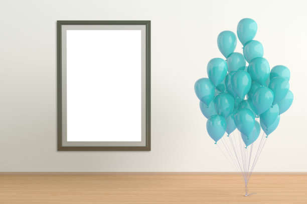 气球和海报图片下载