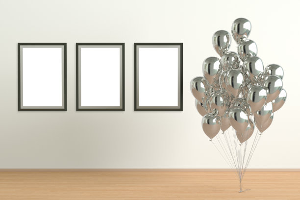 气球和海报图片下载