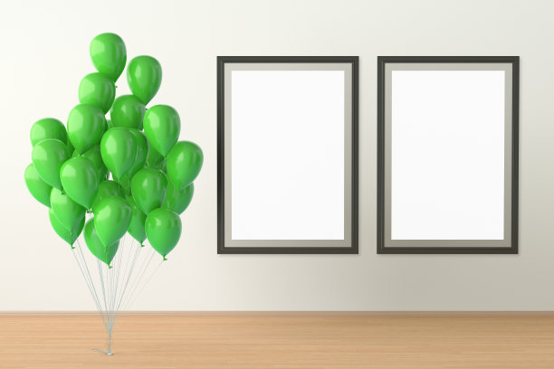 气球和海报图片下载