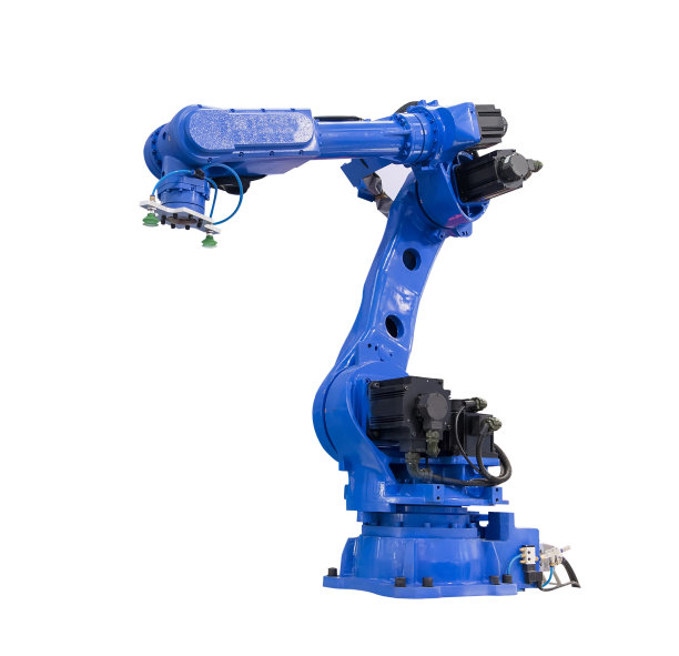 工业机械臂孤立在白色背景上图片下载