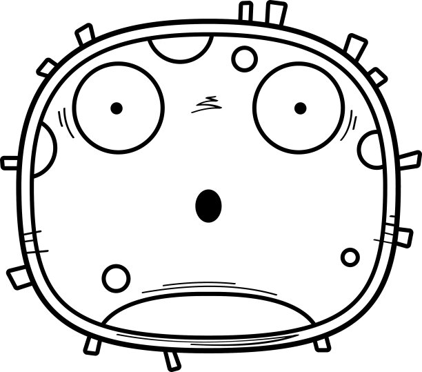 惊讶的细菌微生物图片下载