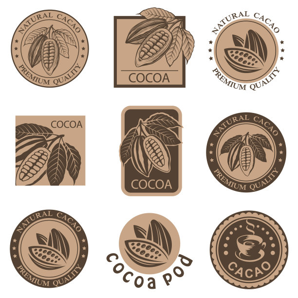 可可标签套装图片下载