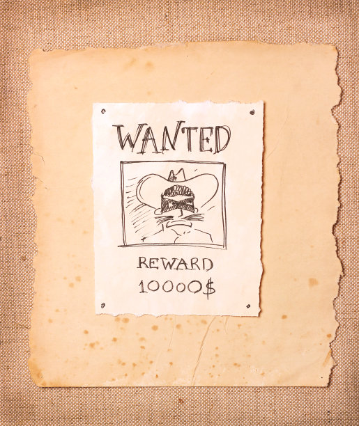 想要复古插图与强盗在面具和帽子图片下载