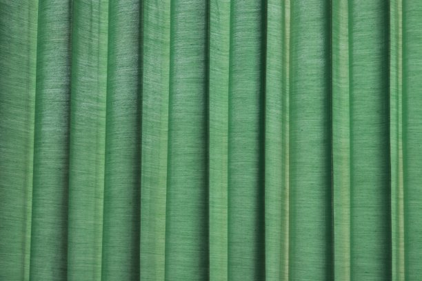 绿色窗帘的质感图片下载