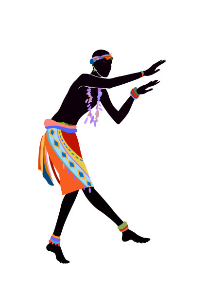 民族舞蹈非洲人图片下载