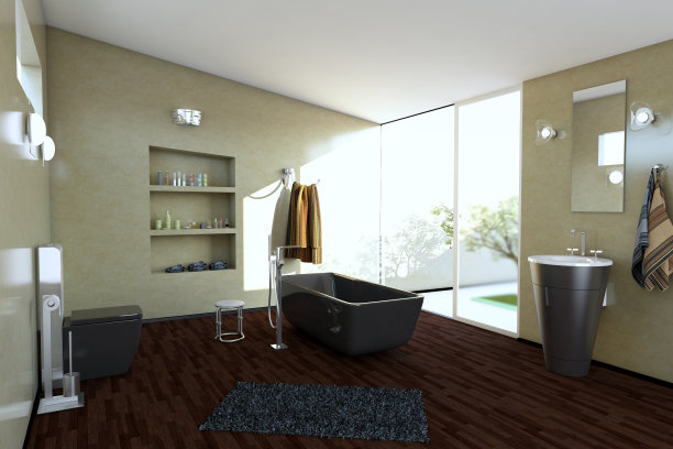 现代浴室图片下载