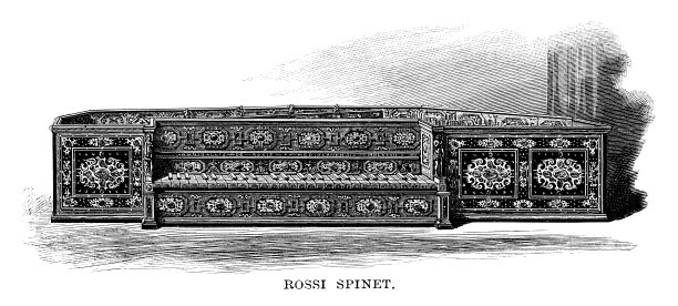 红色Spinet图片下载