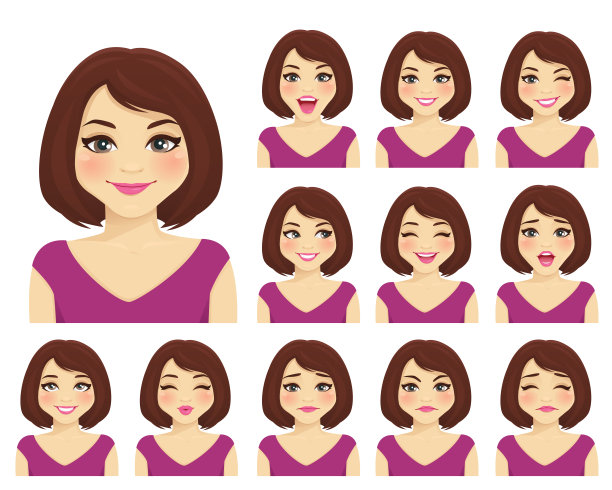 女人表情集图片下载