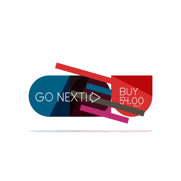 最小平面简洁抽象选项步骤信息图形设计元素，几何形状-圆形正方形，圆形和线条布局与样本文本图片下载