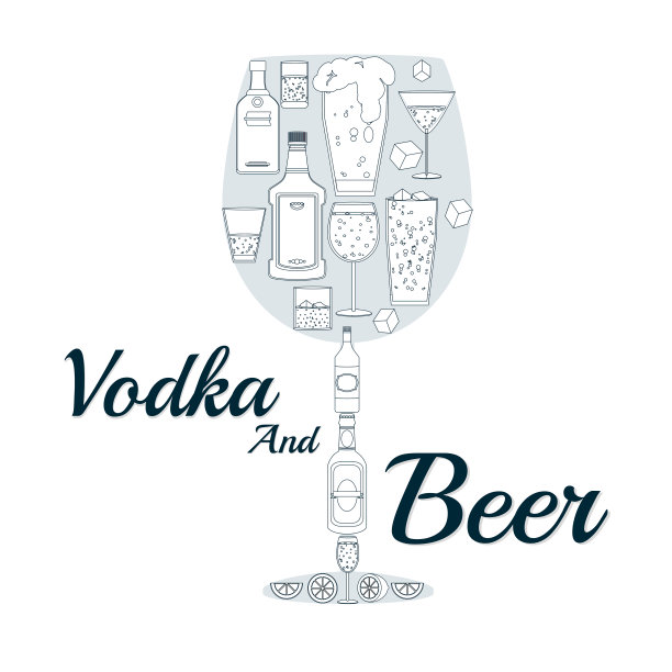 伏特加和啤酒图片下载