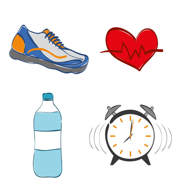健康的生活方式设计图片下载