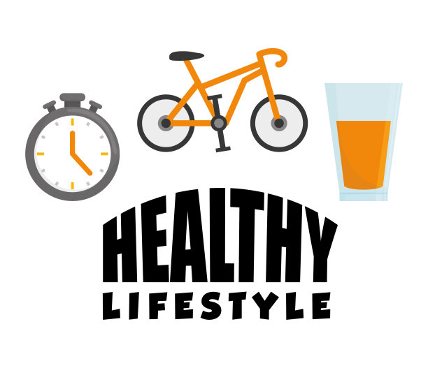 健康的生活方式设计图片下载