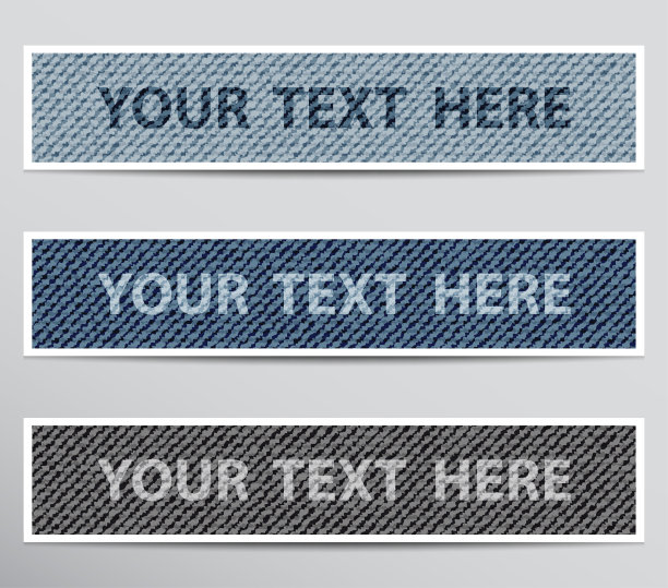 牛仔裤的横幅图片下载