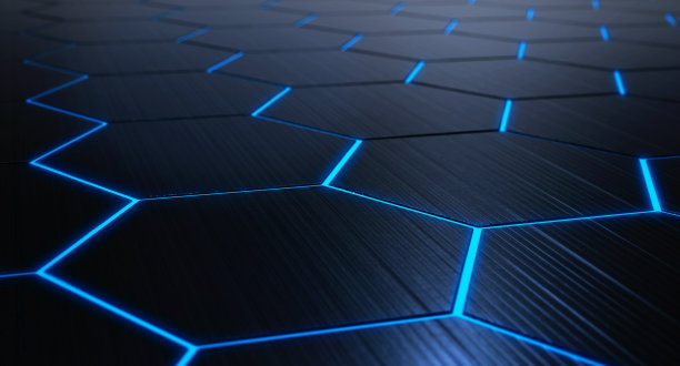 摘要六角技术背景图片下载