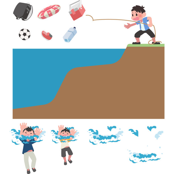 在溺水者抛一个浮子图片下载