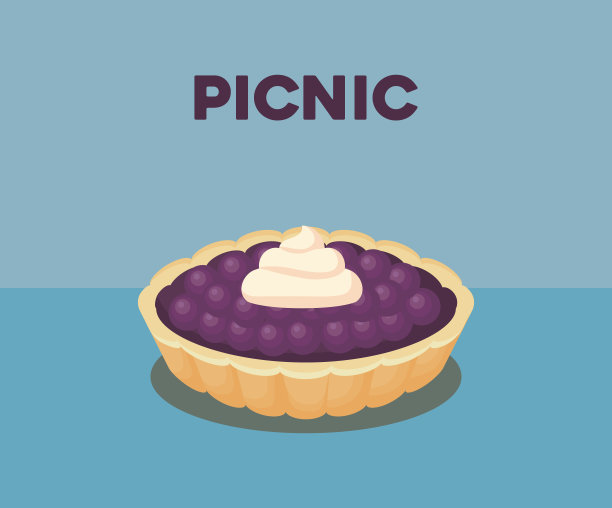 野餐食物设计图片下载