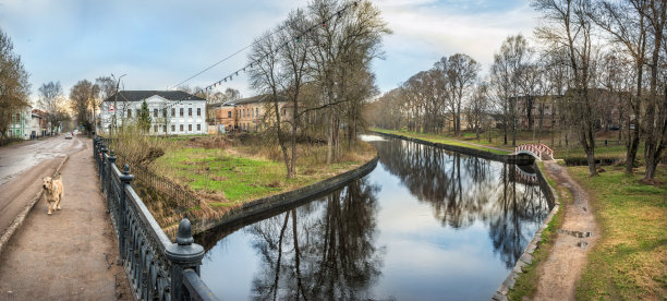 Vyshny Volochyok镇的景色图片下载